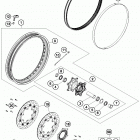 1190 ADV GREY CHASSIS Переднее колесо