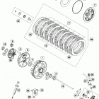 450 XCF ENGINE Сцепление