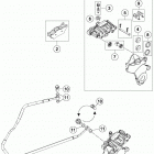 1190 ADV R CHASSIS Тормозной суппорт задний