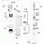 450 SXF FACTORY EDITION CHASSIS Амортизатор в разборе