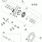 350 EXCF CHASSIS Заднее колесо