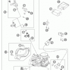 350 EXCF ENGINE Корпус Дросселя