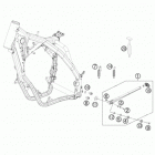 200 XCW CHASSIS Центральная стояночная подножка