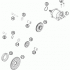 450 XCF ENGINE Электрический стартер