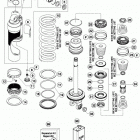 200 XCW CHASSIS Амортизатор в разборе