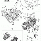 1290 ADV WHITE ENGINE Картер двигателя
