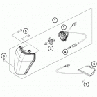 250 XCFW CHASSIS Фара