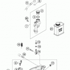 200 XCW CHASSIS Тормозной цилиндр задний