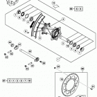 250 SXF CHASSIS Заднее колесо