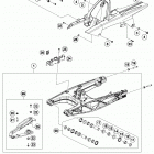 RC 390 WHITE CHASSIS Бугель