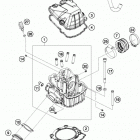 450 XCF ENGINE Головка цилиндра