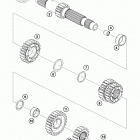 1190 ADV GREY ENGINE Трансмиссия-ведомый вал