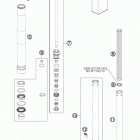 50 SX CHASSIS Передняя вилка
