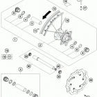 150 SX CHASSIS Переднее колесо