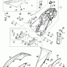 690 ENDURO R CHASSIS Бак,сидение