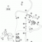 390 DUKE WHITE CHASSIS Испаряющая канистра