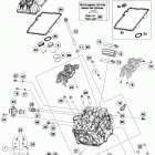 1290 ADV WHITE ENGINE Головка цилиндра передняя