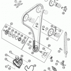 250 XCF ENGINE Газо-распределительный механизм