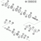 65 SX ENGINE Трансмиссия