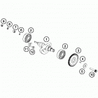 RC 390 WHITE ENGINE Балансирный вал