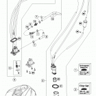 690 DUKE BLACK CHASSIS Топливный насос