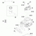 150 SX ENGINE Цилиндр,головка цилиндров