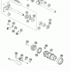 690 DUKE WHITE ENGINE Механизм переключения