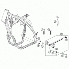 500 XCW CHASSIS Side-  /  center stand