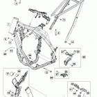 250 XCFW CHASSIS Рама