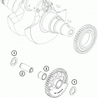 1290 ADV WHITE ENGINE Балансирный вал