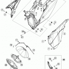 500 EXC CHASSIS Воздушный фильтр