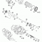 250 XCF ENGINE Масляная система