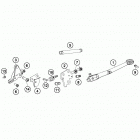 1290 SUPERDUKE R BLACK CHASSIS Подножка