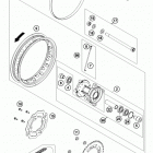 50 SX CHASSIS Заднее колесо