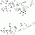 1190 ADV R CHASSIS Side- center stand