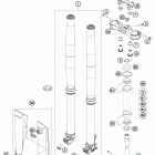 450 SXF FACTORY EDITION CHASSIS Передняя вилка