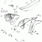 85 SX CHASSIS Бак,сидение