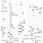 250 XCFW CHASSIS Передняя вилка