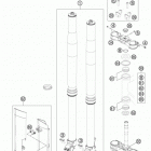 450 SXF CHASSIS Передняя вилка