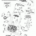 1190 ADV GREY ENGINE Головка цилиндра задняя