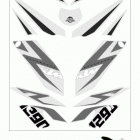 1290 SUPERDUKE R BLACK CHASSIS Наклейки