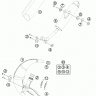 50 SX CHASSIS Глушитель