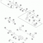 350 SXF ENGINE Механизм переключения