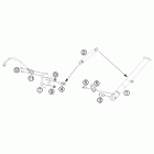 690 DUKE BLACK CHASSIS Центральная стояночная подножка