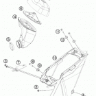 65 SX CHASSIS Фильтр воздушный
