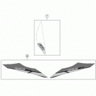 350 XCFW CHASSIS Наклейки