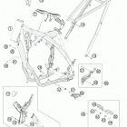 250 XC CHASSIS Рама
