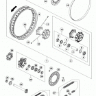 690 ENDURO-R CHASSIS Заднее колесо