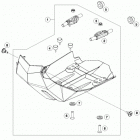 690 ENDURO-R CHASSIS Зажита двигателя
