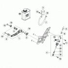 1290 SD-R ORG CHASSIS Тормозной цилиндр задний